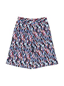 missonikids Missoni Kids Shorts met geometrische print - Blauw