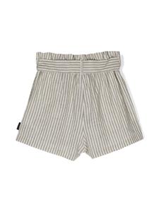 Aspesi Kids Gestreepte shorts - Groen