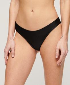 Superdry Vrouwen Braziliaans Bikinibroekje met Logo Zwart