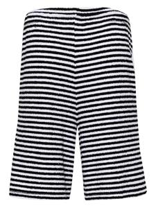 charlesjeffreyloverboy Charles Jeffrey Loverboy Gestreepte shorts - Zwart