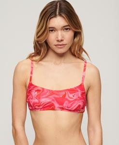 Superdry Vrouwen Bralettebikinitopje met Print Roze