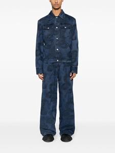 fengchenwang Feng Chen Wang Jeans met wijde pijpen - Blauw