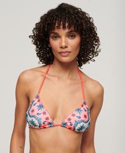 Superdry Vrouwen Triangelbikinitop met Koordjes Roze