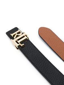 Lauren Ralph Lauren Leren riem - Zwart