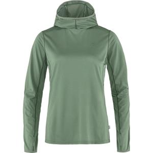 Fjällräven - Women's Abisko Sun-Hoodie - Sportshirt, groen