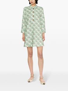 ladoublej La DoubleJ Mini-jurk met jacquard - Groen