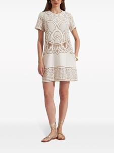 ladoublej La DoubleJ T-shirtjurk van katoenblend - Beige