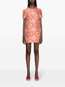 ladoublej La DoubleJ Swing mini-jurk met jacquard - Beige