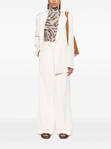 Jil Sander Pantalon met wijde pijpen - Beige