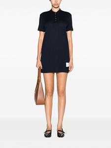 Thom Browne Geruite mini-jurk - Blauw