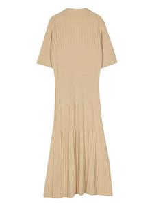 JOSEPH Wollen midi-jurk - Beige
