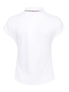 Herno Poloshirt met logoband - Wit