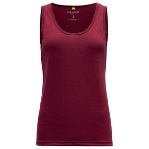 Devold  Women's Eika Singlet - Merino-ondergoed, rood