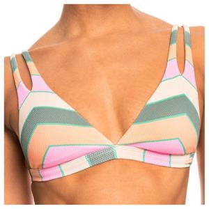 Roxy  Women's Vista Stripe Fixed Tri - Bikinitop, oranje