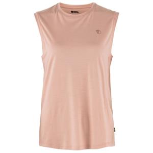 Fjällräven  Women's Abisko Wool Tank Top - Merinoshirt, roze