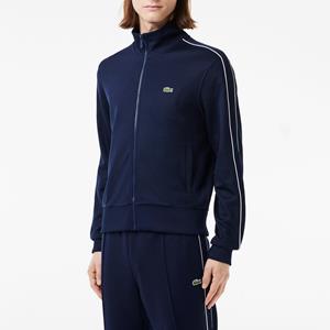 Lacoste Sweater met rits en opstaande kraag