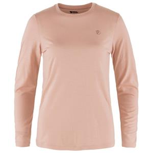 Fjällräven - Women's Abisko Wool L/S - Merinolongsleeve, roze