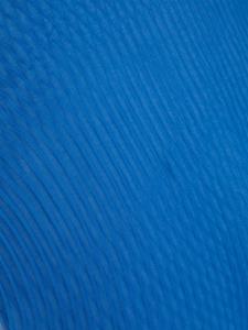 isseymiyake Issey Miyake Geplooide sjaal met veren - Blauw