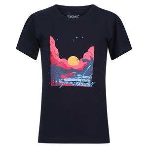 Regatta Kinderen/Kinderen Bosley VI Sunset T-Shirt (Marine)