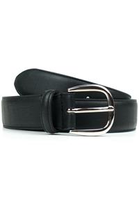 Will's Vegan Store Herren vegan Gürtel D-Ring 3cm Schwarz