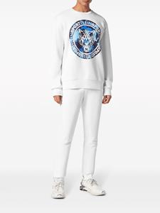 pleinsport Plein Sport Sweater met camouflage tijgerprint - Wit