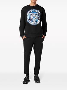 pleinsport Plein Sport Sweater met camouflage tijgerprint - Zwart
