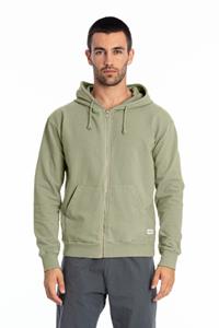 RAVENS VIEW IBIZA Herren vegan Hoodie Zip Ibiza Khaki Grün