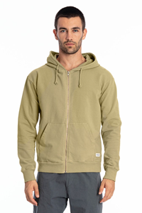 RAVENS VIEW IBIZA Herren vegan Hoodie Zip Ibiza Dark Aloe