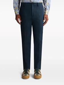ETRO Chino met paisley-jacquard - Blauw