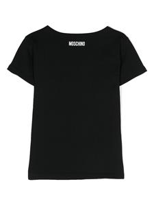 moschinokids Moschino Kids Jersey jurk met print - Zwart