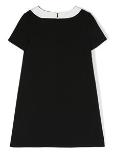 Moschino Kids Mini-jurk met print - Zwart