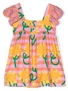 stellamccartneykids Stella McCartney Kids Jurk met bloemenprint - Roze