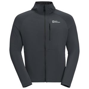 Jack Wolfskin  Kolbenberg Hooded Full Zip - Fleecevest, grijs