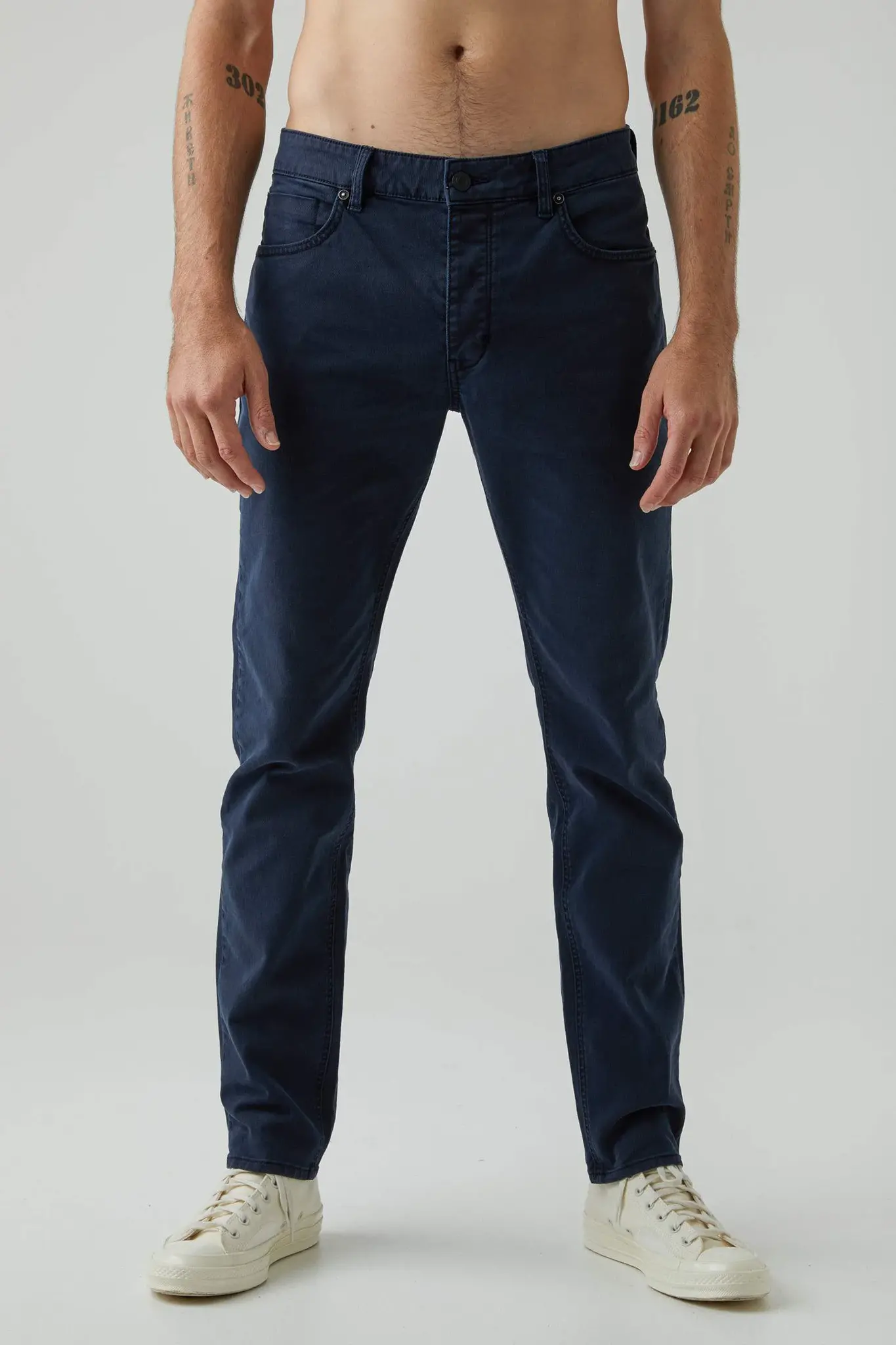 Neuw Lou slim straight twill navy 32920