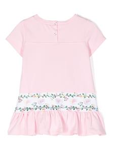 chiaraferragnikids Chiara Ferragni Kids T-shirtjurk met logoband - Roze