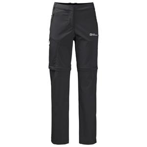 Jack Wolfskin  Women's Glastal Zip Away Pants - Afritsbroek, zwart