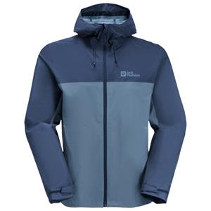 Jack Wolfskin  Weiltal 2L Jacket - Regenjas, blauw