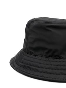 Moncler Vissershoed met logopatch - Zwart