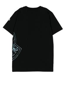 monclerenfant Moncler Enfant T-shirt met logoprint - Zwart