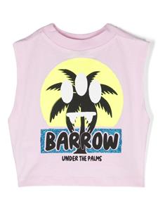 barrowkids Barrow kids Tanktop met logoprint - Roze