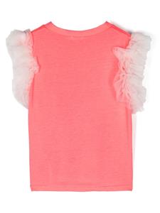 Billieblush T-shirt met tekst - Roze