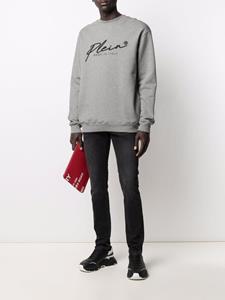 philippplein Philipp Plein Sweater met logoprint - Groen