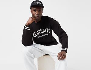 Carhartt WIP Onyx Knitted Sweatshirt, Black
