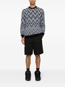 Missoni zigzag-woven cotton jumper - Zwart