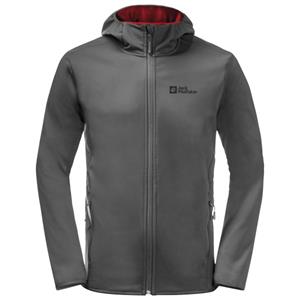Jack Wolfskin Softshelljacke "BORNBERG HOODY M", mit Kapuze, aus robustem, elastischem Softshell