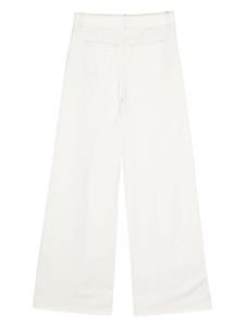 TWINSET Jeans met wijde pijpen - Wit