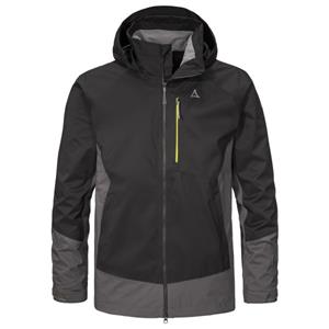 Schöffel - Zip-In Jacket Stanzach - Regenjas, zwart/grijs