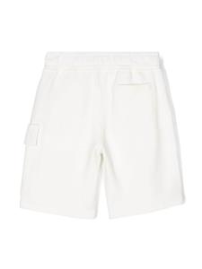 C.P. Company Kids Lens-embellished track shorts - Wit