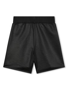 dknykids Dkny Kids Gestreepte bermuda shorts met logopatch - Zwart