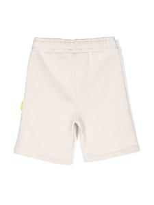barrowkids Barrow kids Katoenen trainingsshorts met logoprint - Beige